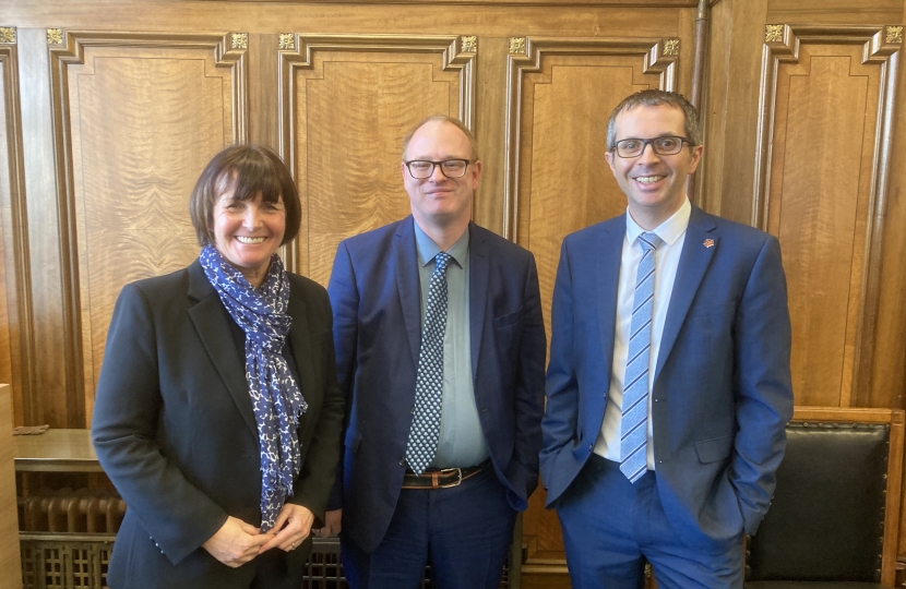 Conservative Lancashire County Councillors Phillippa Williamson, Stewart Jones and Aidy Riggott.